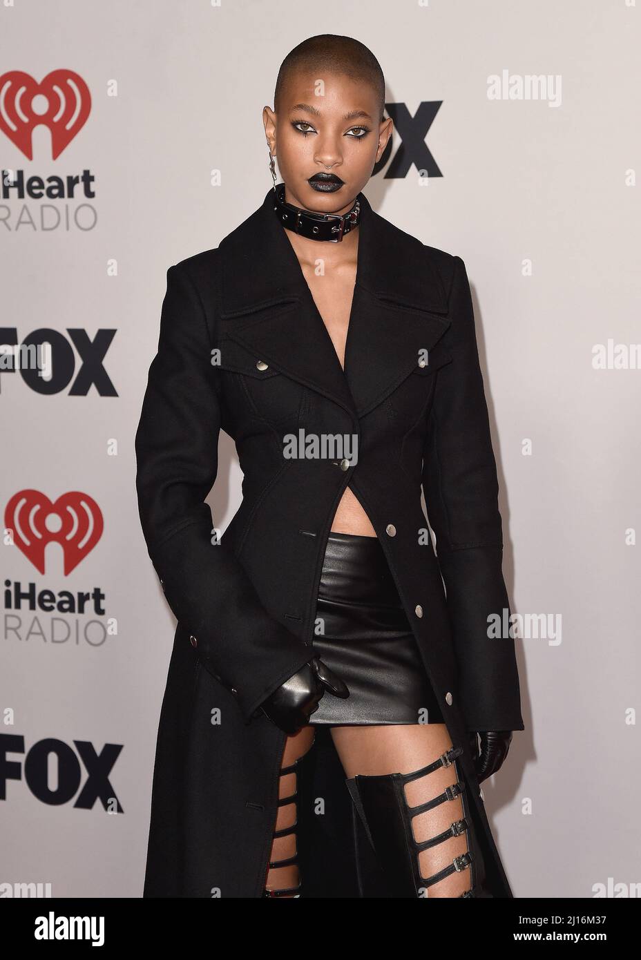 2022 IHEARTRADIO MUSIC AWARDS: Willow Smith at the 2021 “iHeartRadio Music Awards” airing live from The Shrine Auditorium in Los Angeles, Tuesday, March 22 (8:00-10:00 PM ET Live/PT tape-delayed) on FOX. CR: Scott Kirkland/PictureGroup/Sipa USA for FOX. © 2022 FOX MEDIA, LLC. Credit: Sipa USA/Alamy Live News Stock Photo