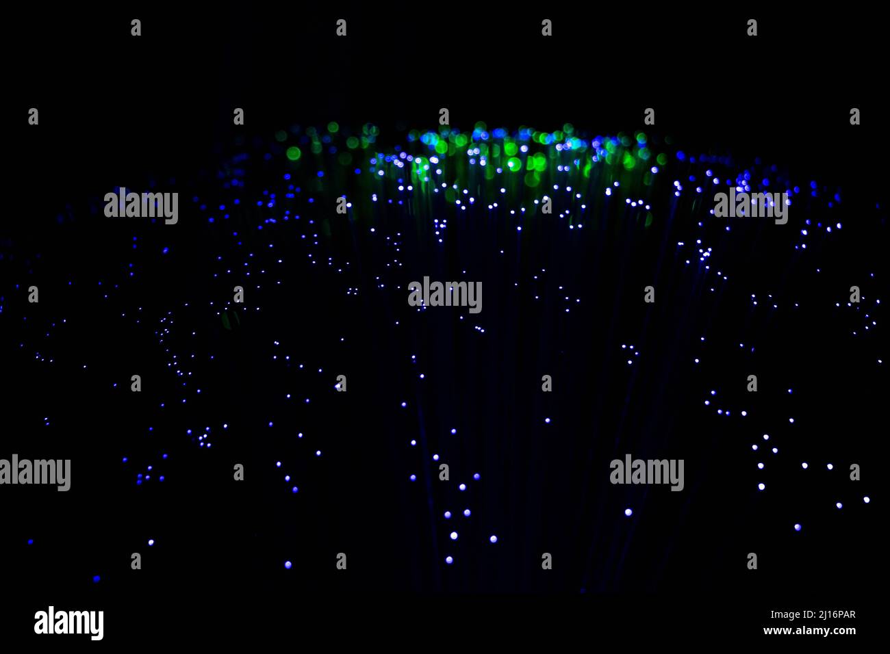 Close up glowing fiber optic hi-res stock photography and images - Alamy
