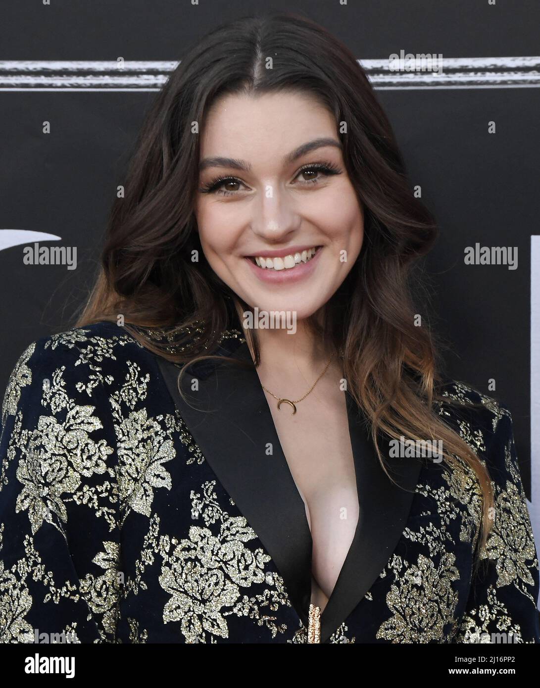 Los Angeles, USA. 22nd Mar, 2022. Taya Miller arrives at Marvel Studios