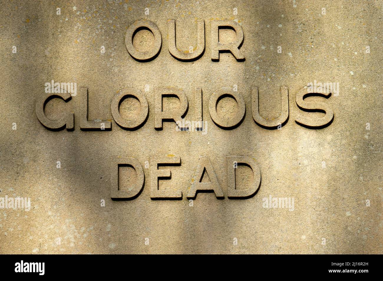 Concrete memorial inscription example Stock Photo Alamy