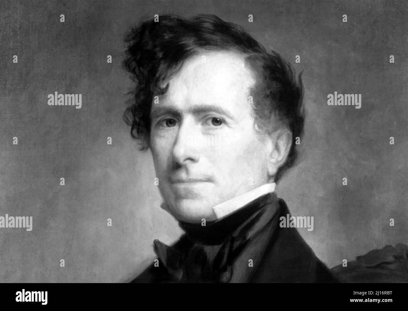 FRANKLIN PIERCE (18-04-1869) 14th President of the United States, about 1860 Stock Photo