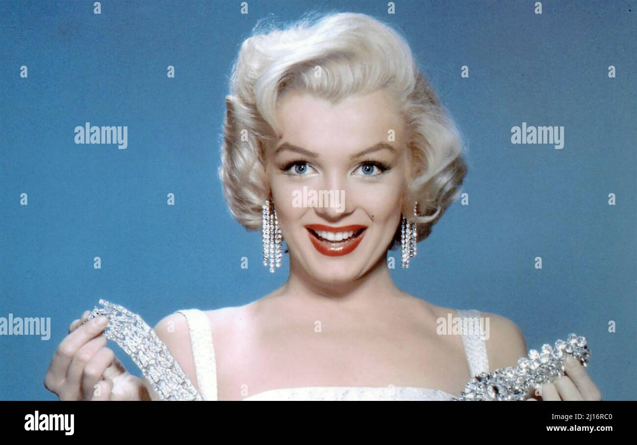 GENTLEMEN PREFER BLONDES 1953 20th Century Fox film with Marilyn Monroe as Lorelei Lee Stock Photo