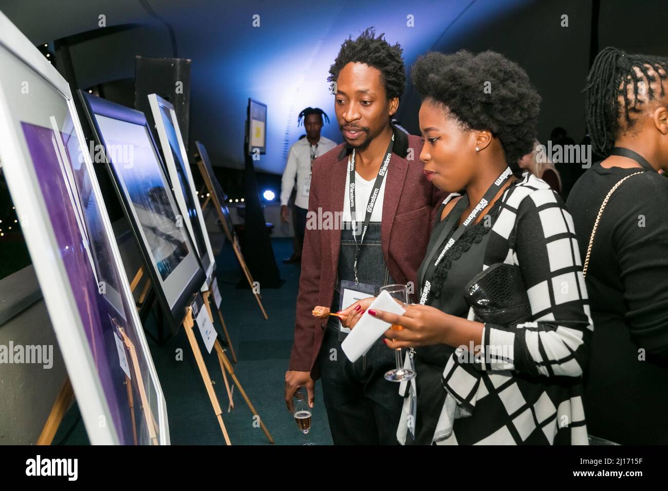Johannesburg, South Africa February 16, 2017 Diverse people looking