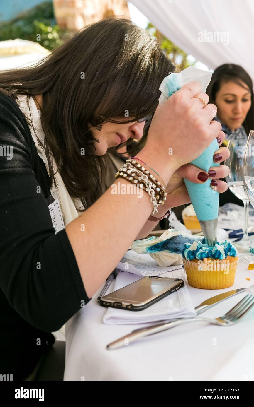 Johannesburg, South Africa August 18, 2016 Ladies at teambuilding