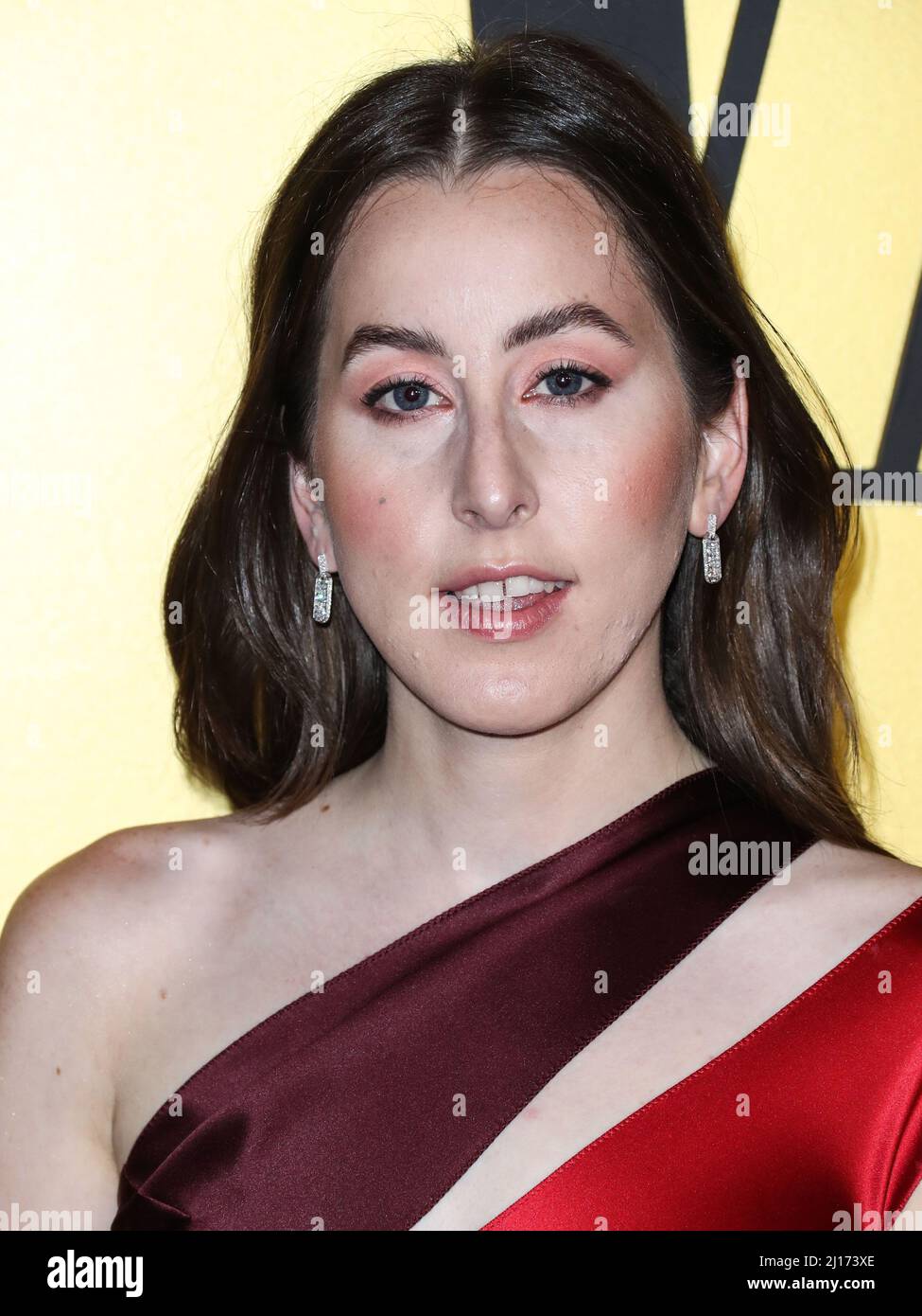 HOLLYWOOD, LOS ANGELES, CALIFORNIA, USA - MARCH 22: Alana Haim arrives