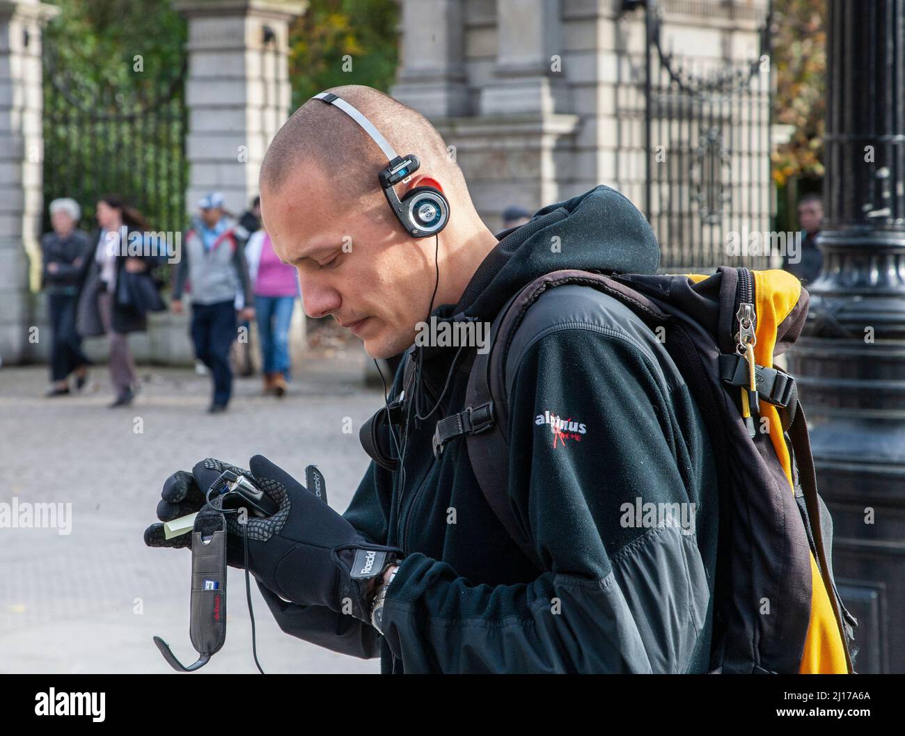 headphones Stock Photo