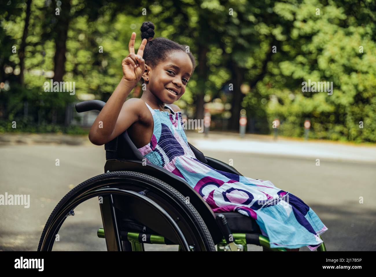 child in wheelchair