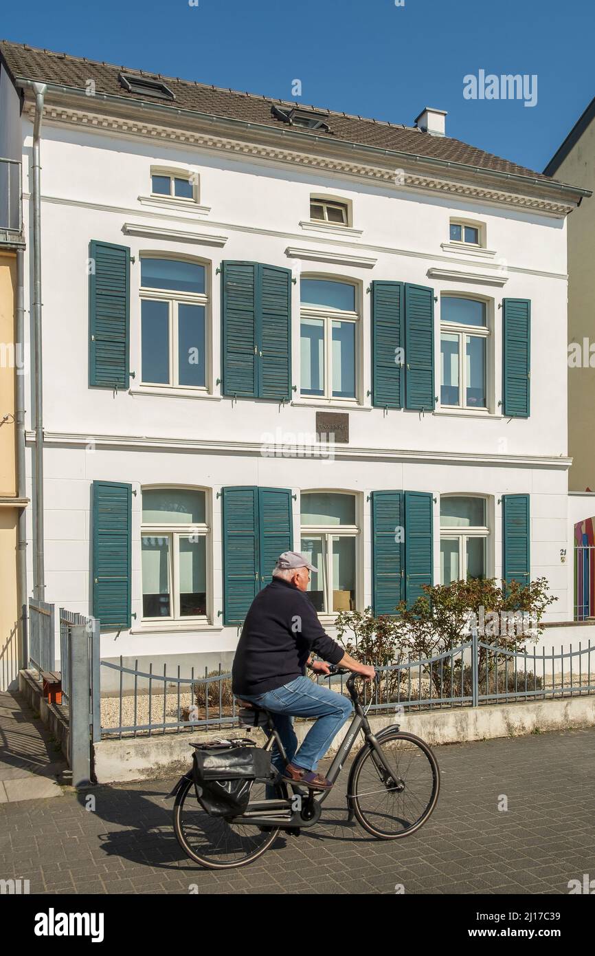 Birthplace of the artist Max Ernst in Brühl Stock Photo