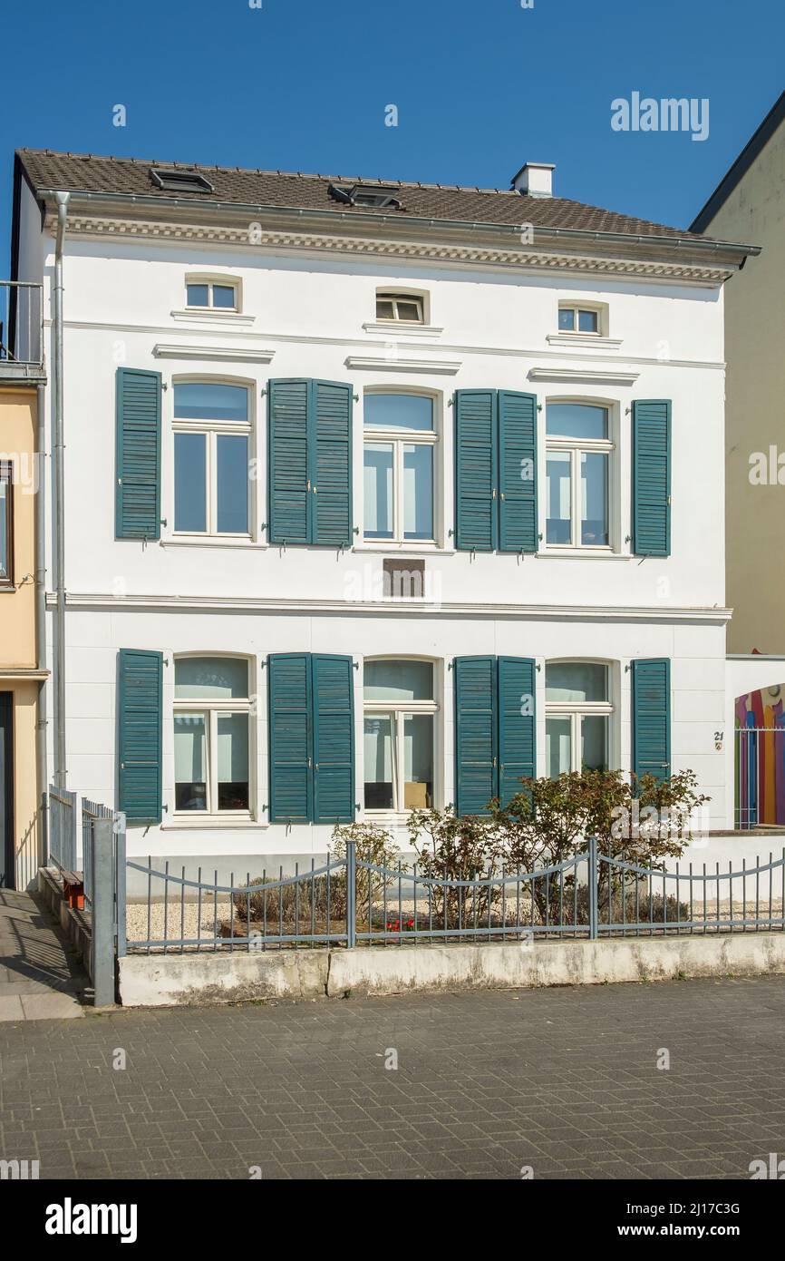 Birthplace of the artist Max Ernst in Brühl Stock Photo