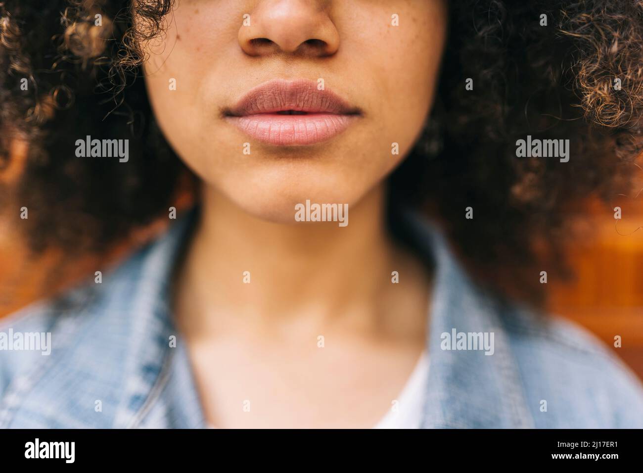 Nose and lips hires stock photography and images Alamy