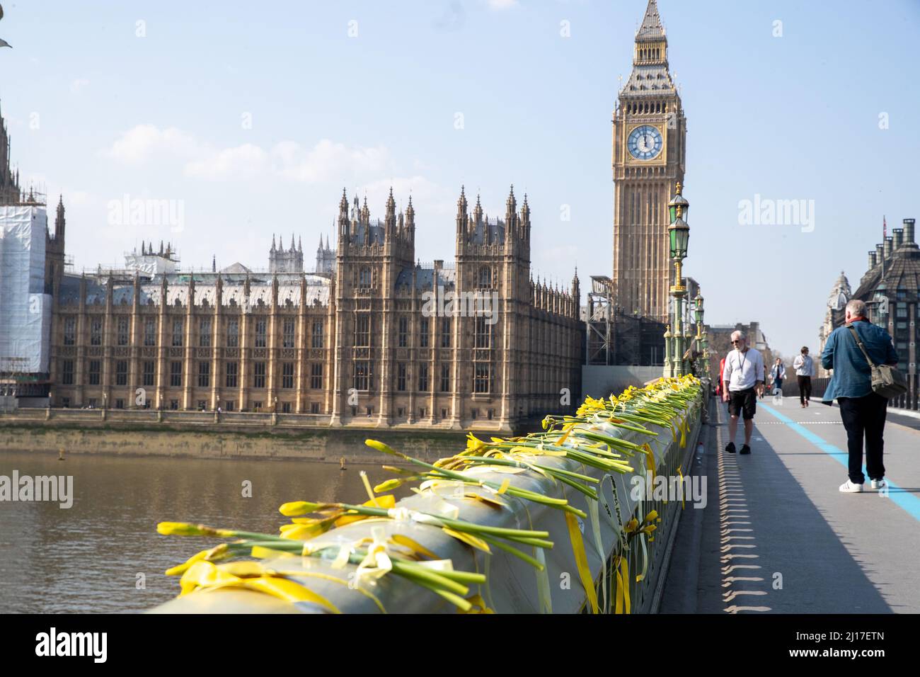 LONDON, MARCH 23 2022, COVID-19 Families for Justice hold a day of reflection on the 2nd anniversary of the first lockdown in the UK, so far 160,000 people have died from Coronavirus in the UK. Credit: Lucy North/Alamy Live News Stock Photo