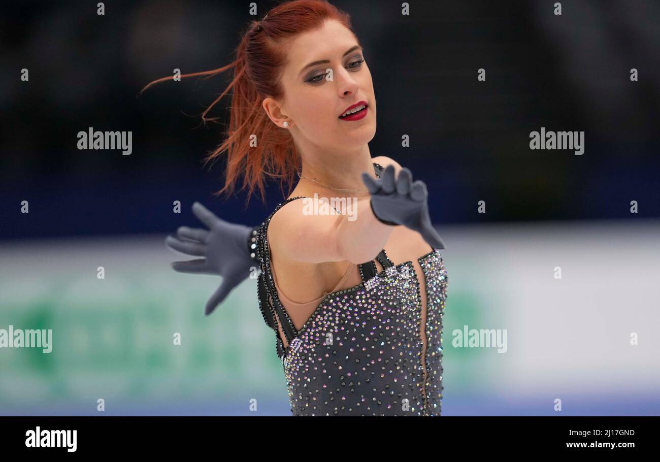 March 23, 2022 Eliska Brezinova from Czechia during Women's Short