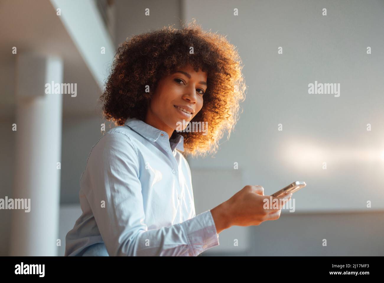 Beautiful african woman working hi-res stock photography and images - Alamy