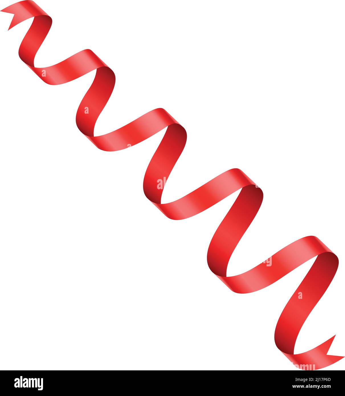 Red ribbon curl Free Stock Photos, Images, and Pictures of Red ribbon curl