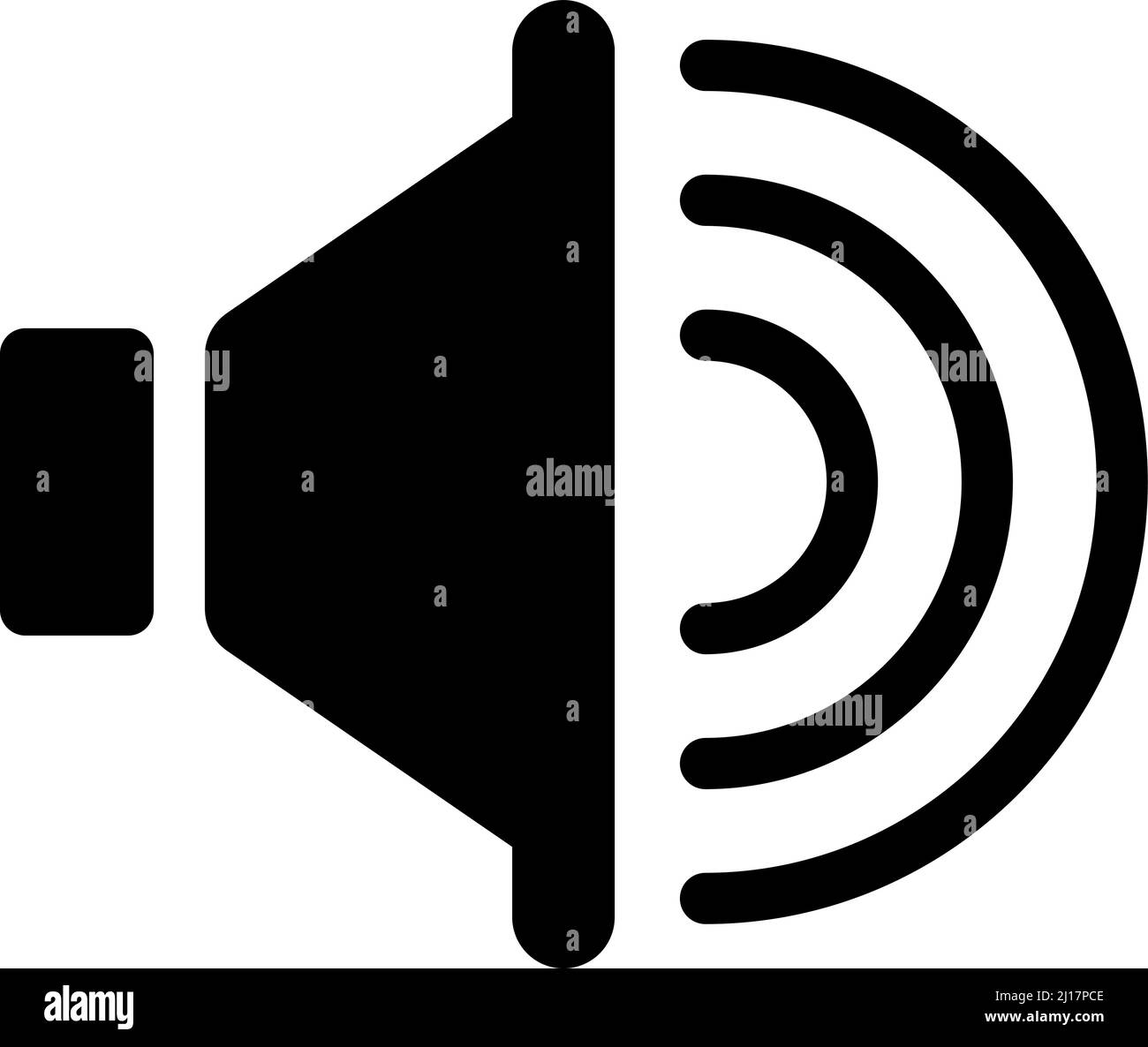 Audio speaker icon. Sound symbol. Volume sign Stock Vector Image & Art