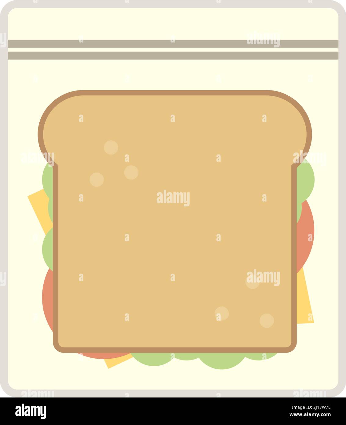 Plastic Sandwich Bag Clipart