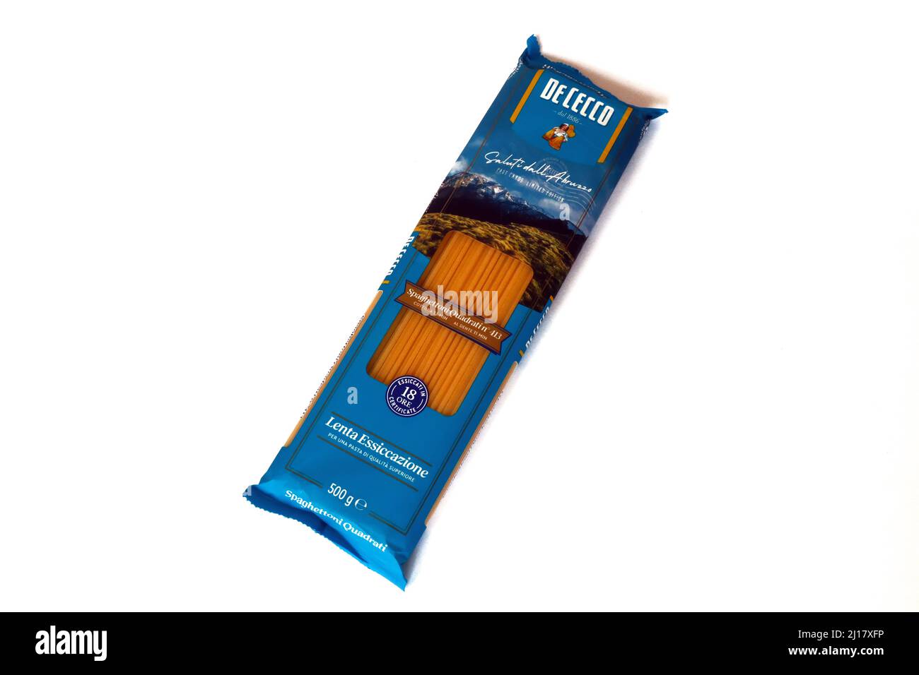 Pasta DE CECCO. Traditional Italian Food manufactured in Fara San