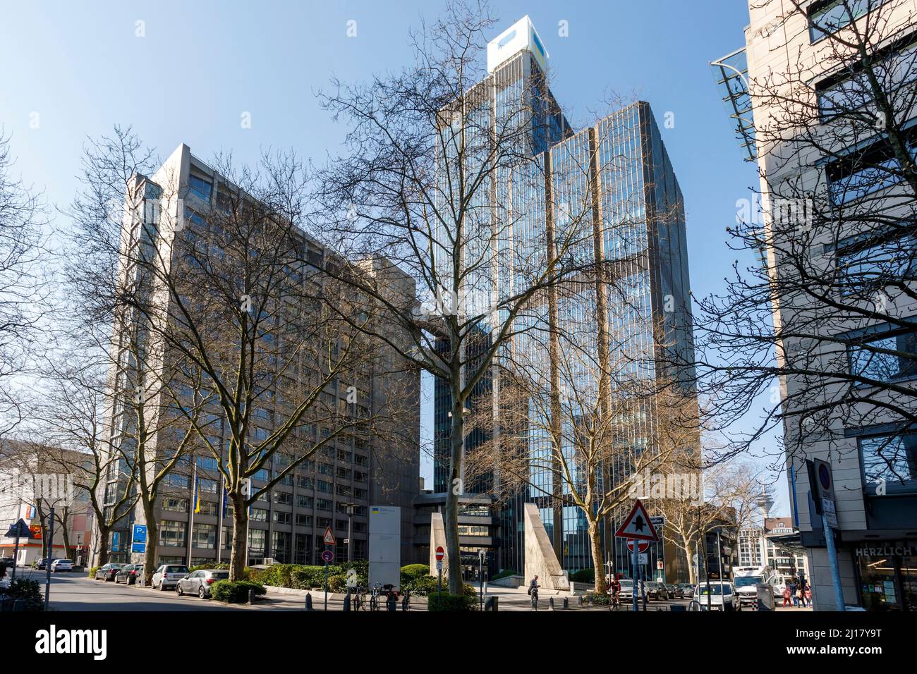 German Pension Insurance Rhineland in Dusseldorf Stock Photo