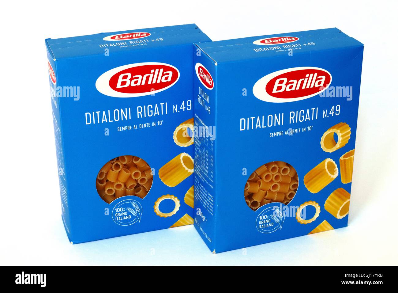 Pasta BARILLA. Traditional Italian Food, made in Italy Stock Photo Alamy