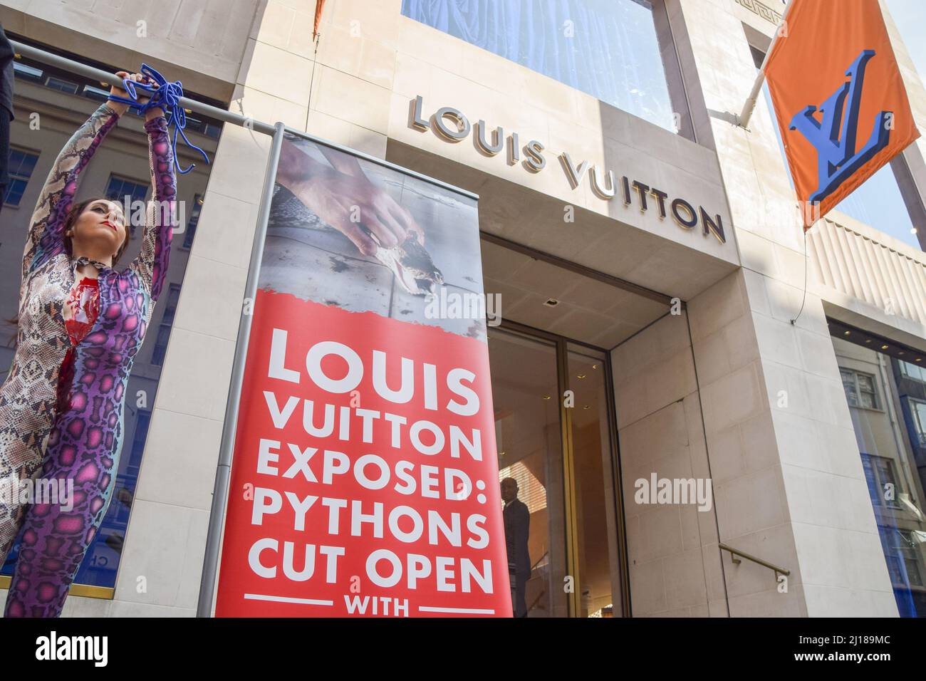 PETA 'Snake' Screams at Louis Vuitton