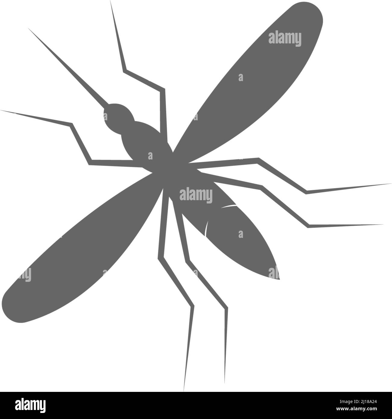 Mosquito icon flat design template vector Stock Vector Image & Art - Alamy