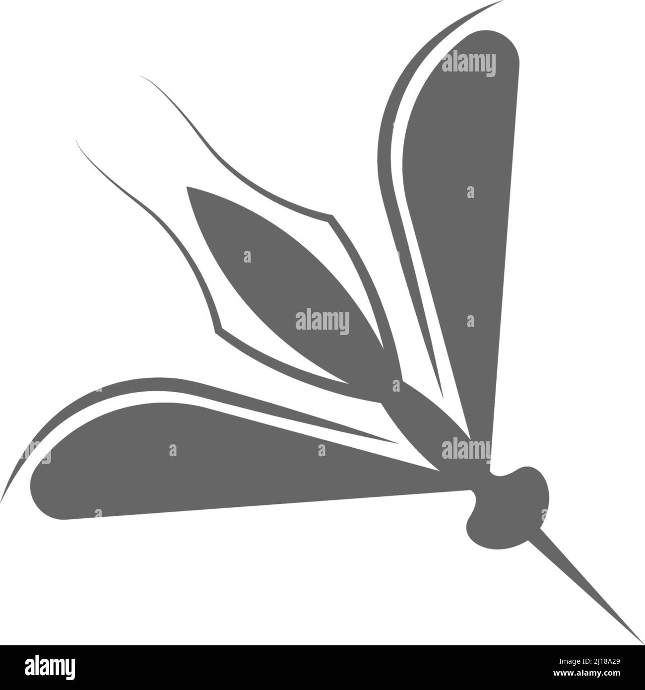 Mosquito icon flat design template vector Stock Vector Image & Art - Alamy