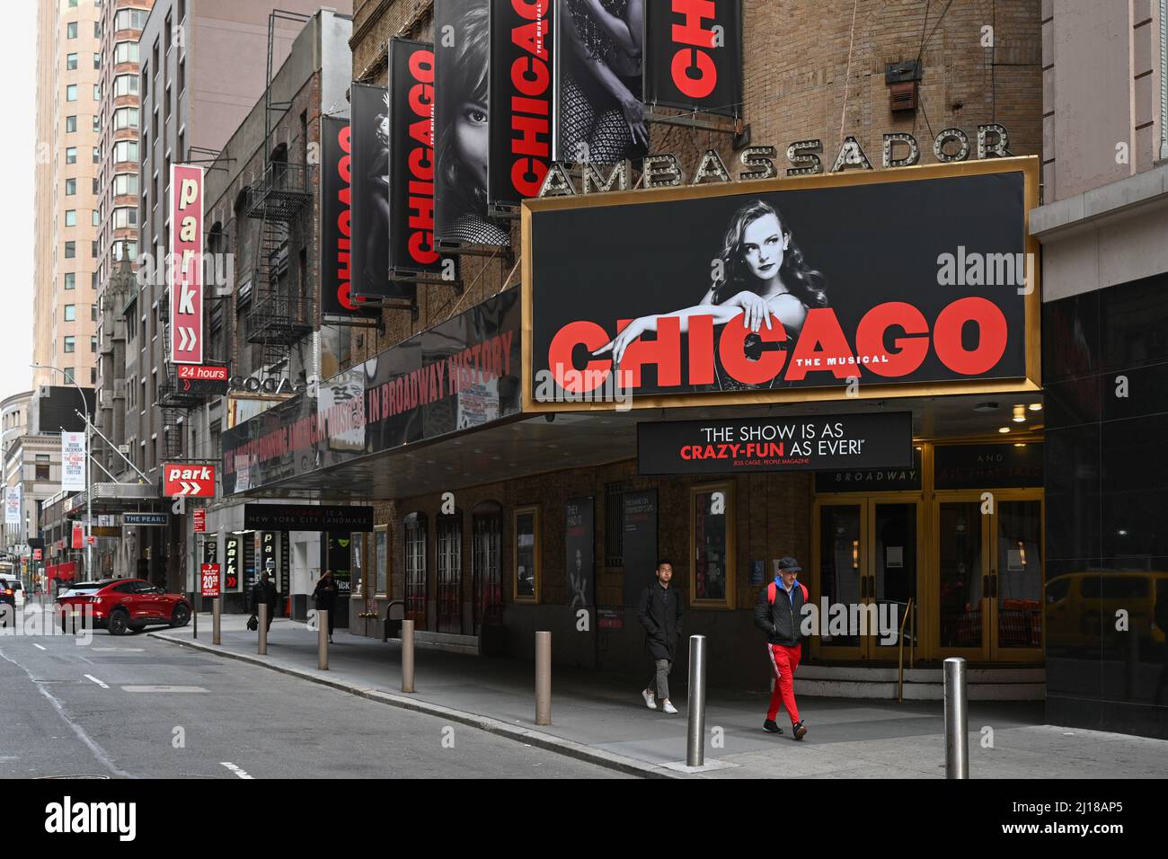 "Chicago" on Broadway at The Ambassador Theater on March 23, 2022 in