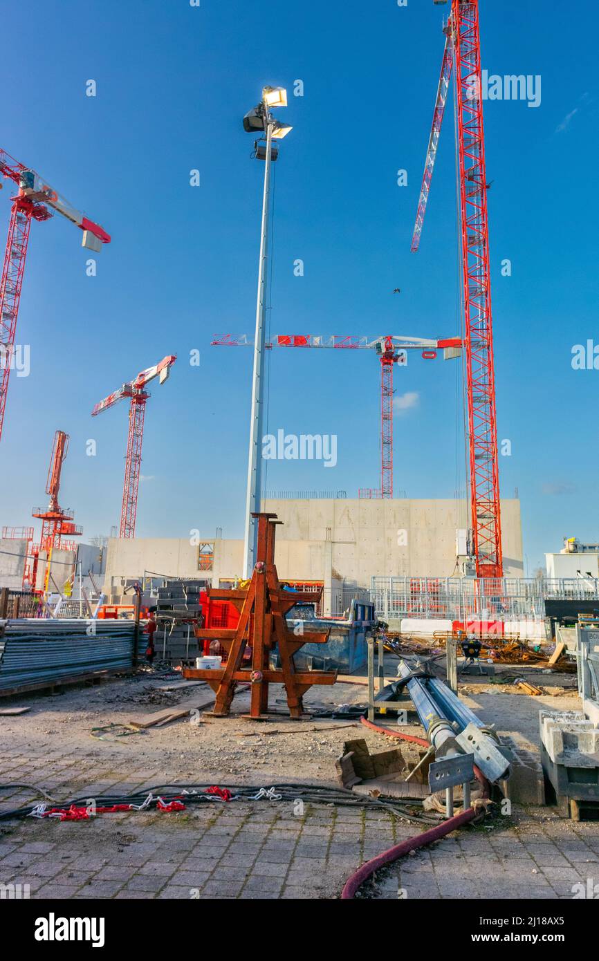 Paris, France, Construction Site, Paris Olympics 2024, Sports Arena