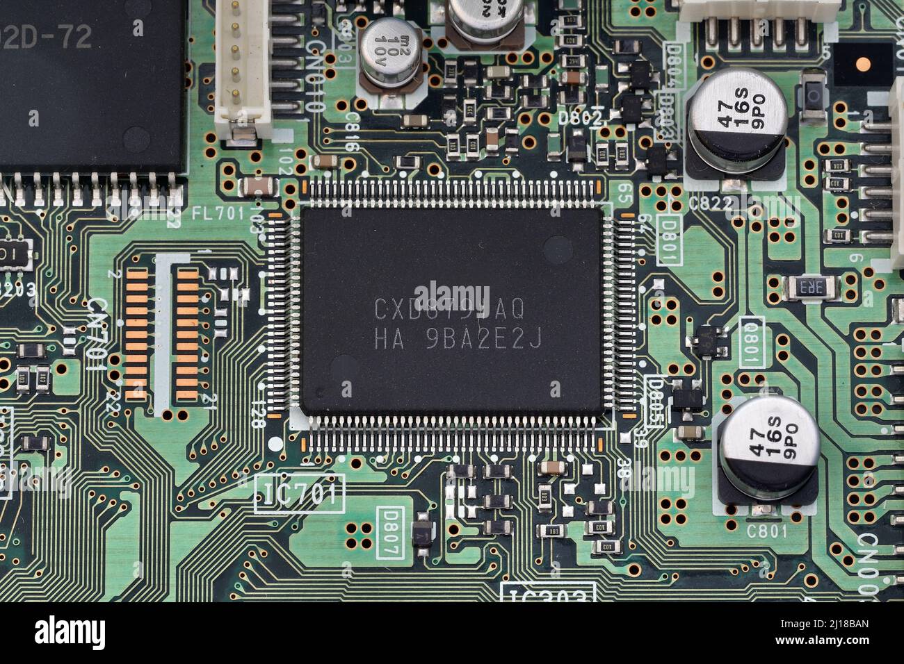 computer circuit board Stock Photo