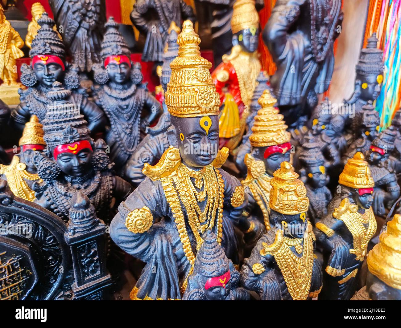 God vitthal statue hi-res stock photography and images - Alamy