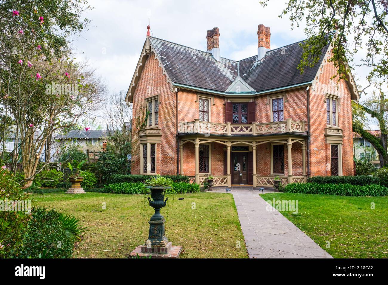 NEW ORLEANS, LA, USA MARCH 16, 2022 Full front view of the historic