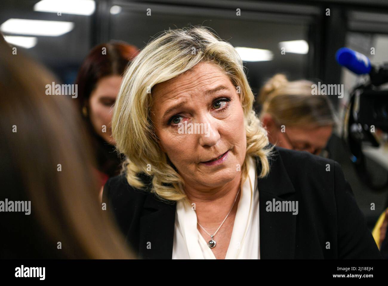 Marine Le Pen, candidate of the political party "le Rassemblement