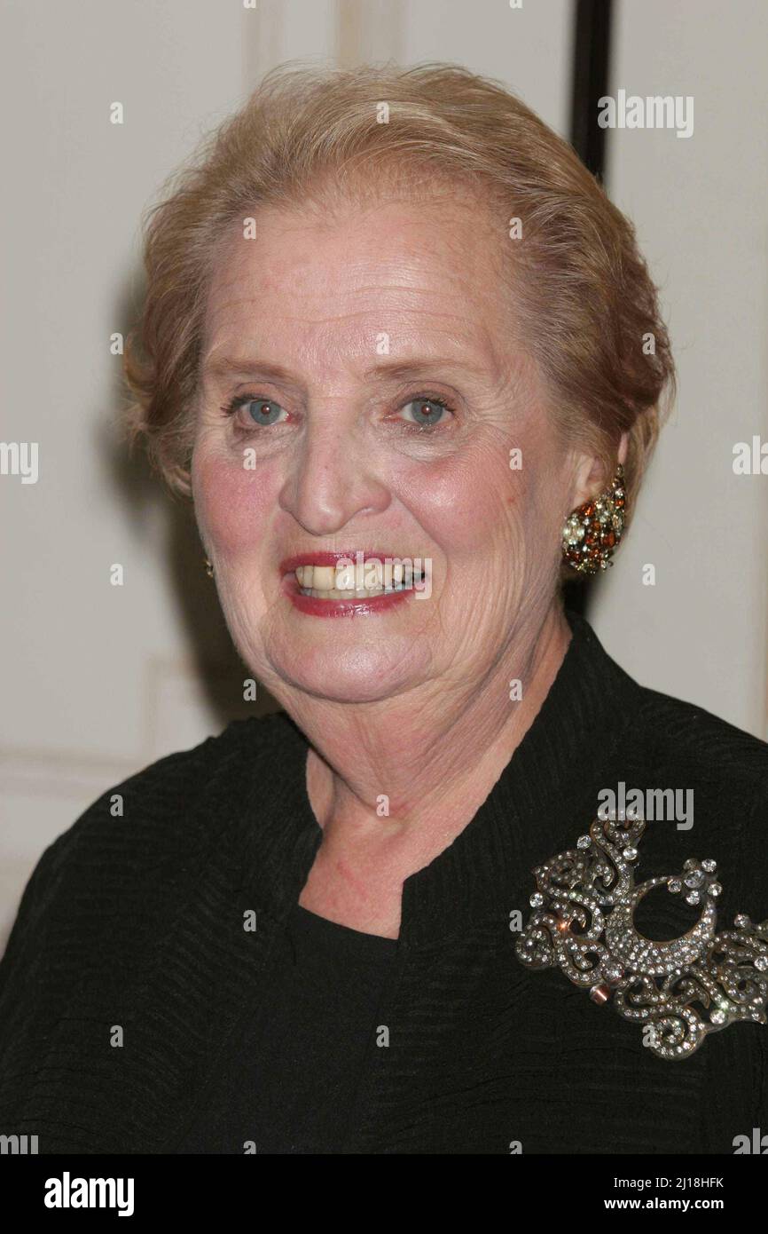FILE PHOTO Madeleine Albright Has Passed Away. Madeleine Albright