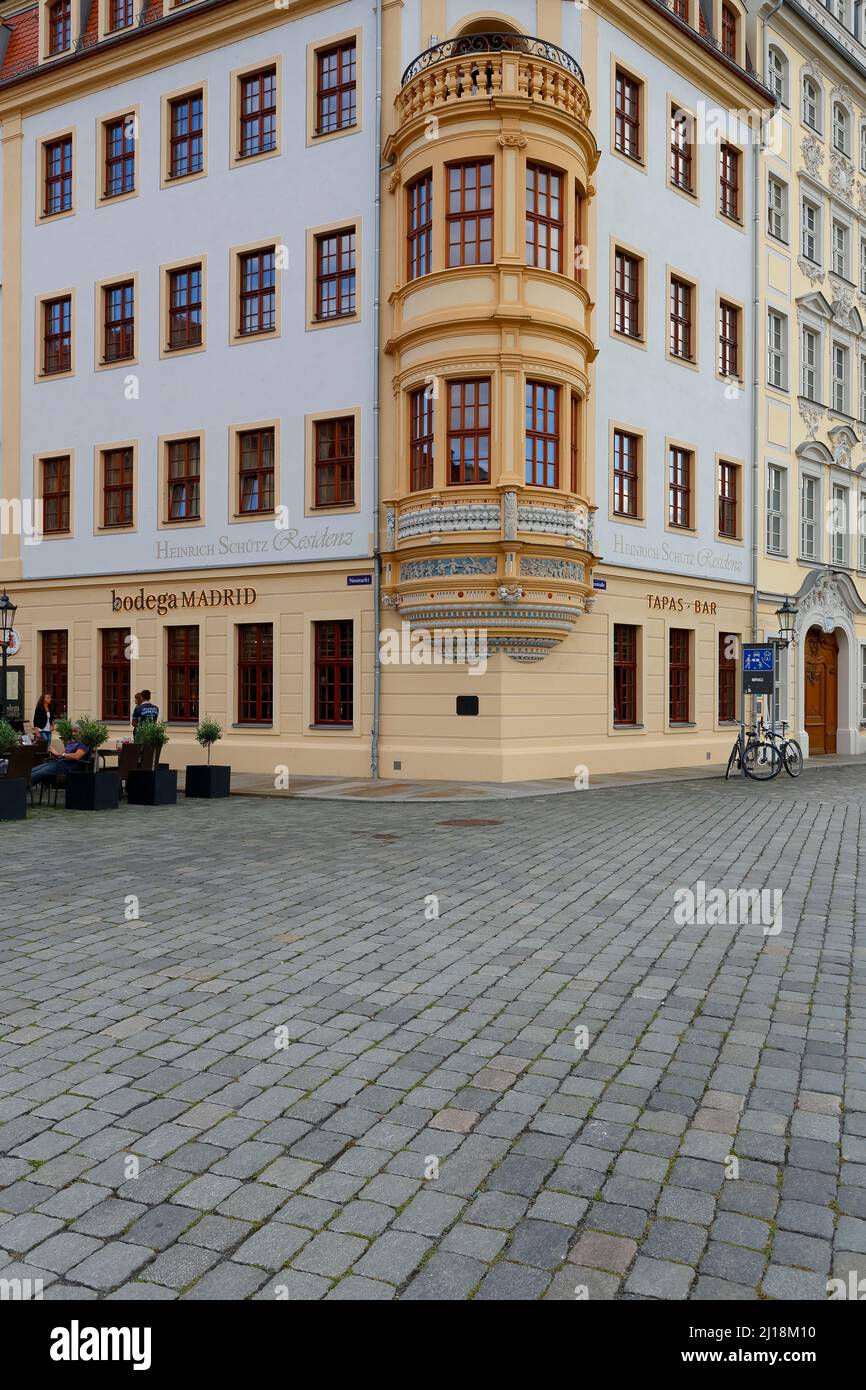 Dresden, Germany September 19, 2015 Architectural detail on the