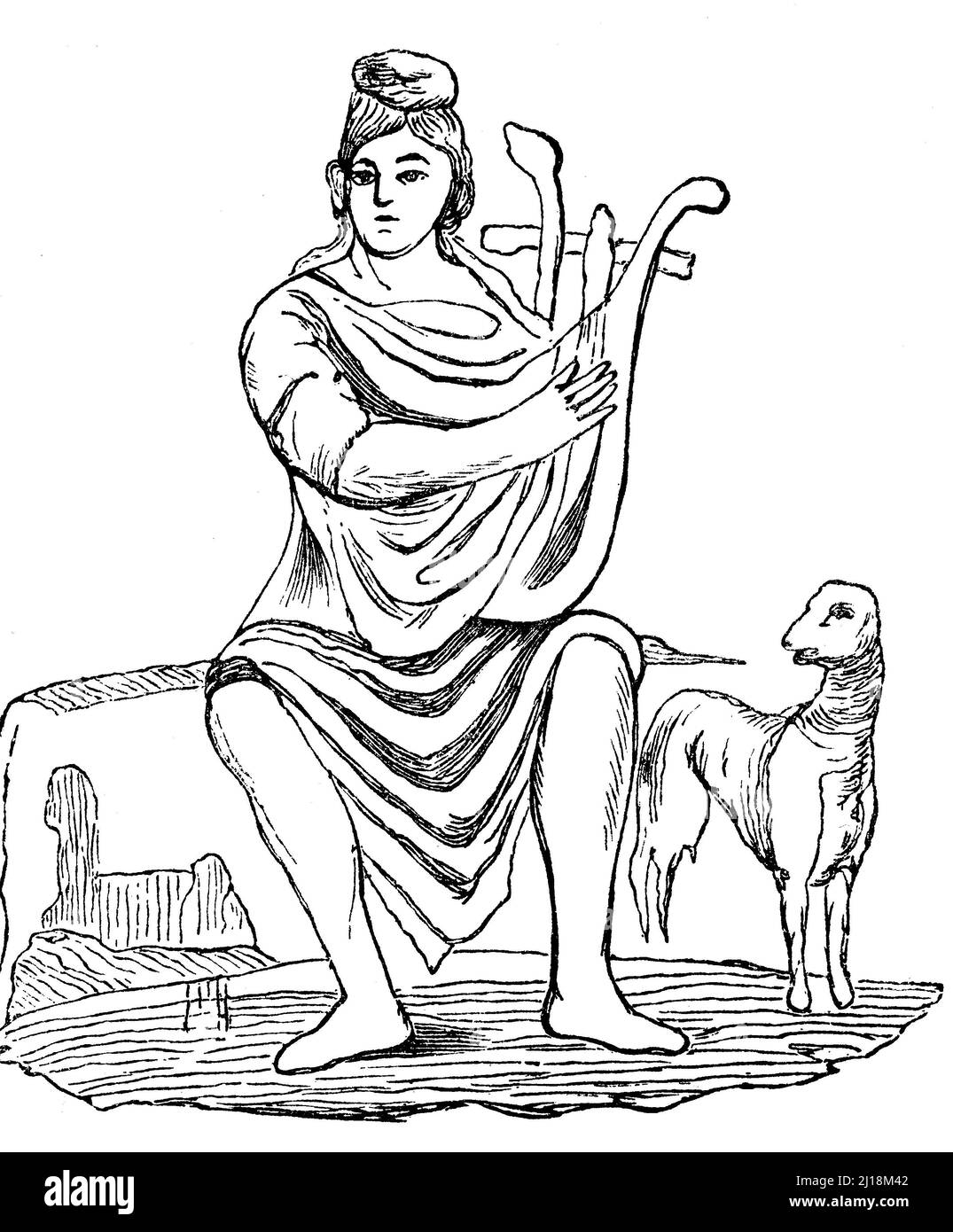 Christ as orpheus catacombs hi res stock photography and images Alamy