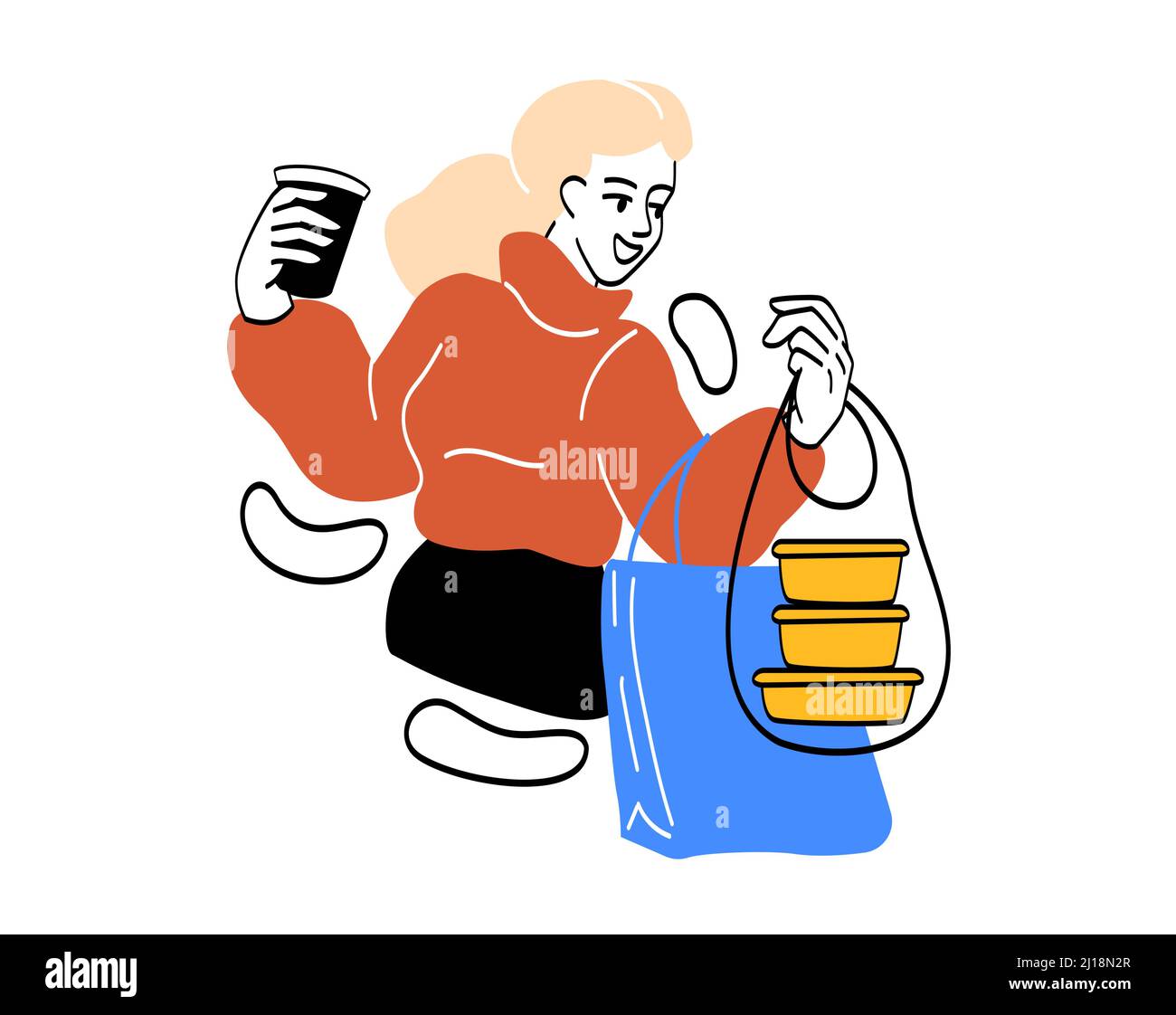 People on shoping Stock Vector