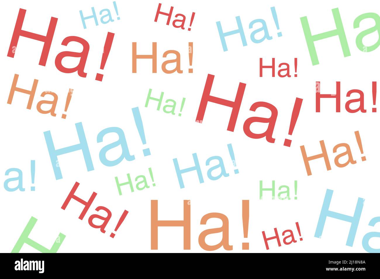 Haha laugh pattern. Funny jokes poster background.