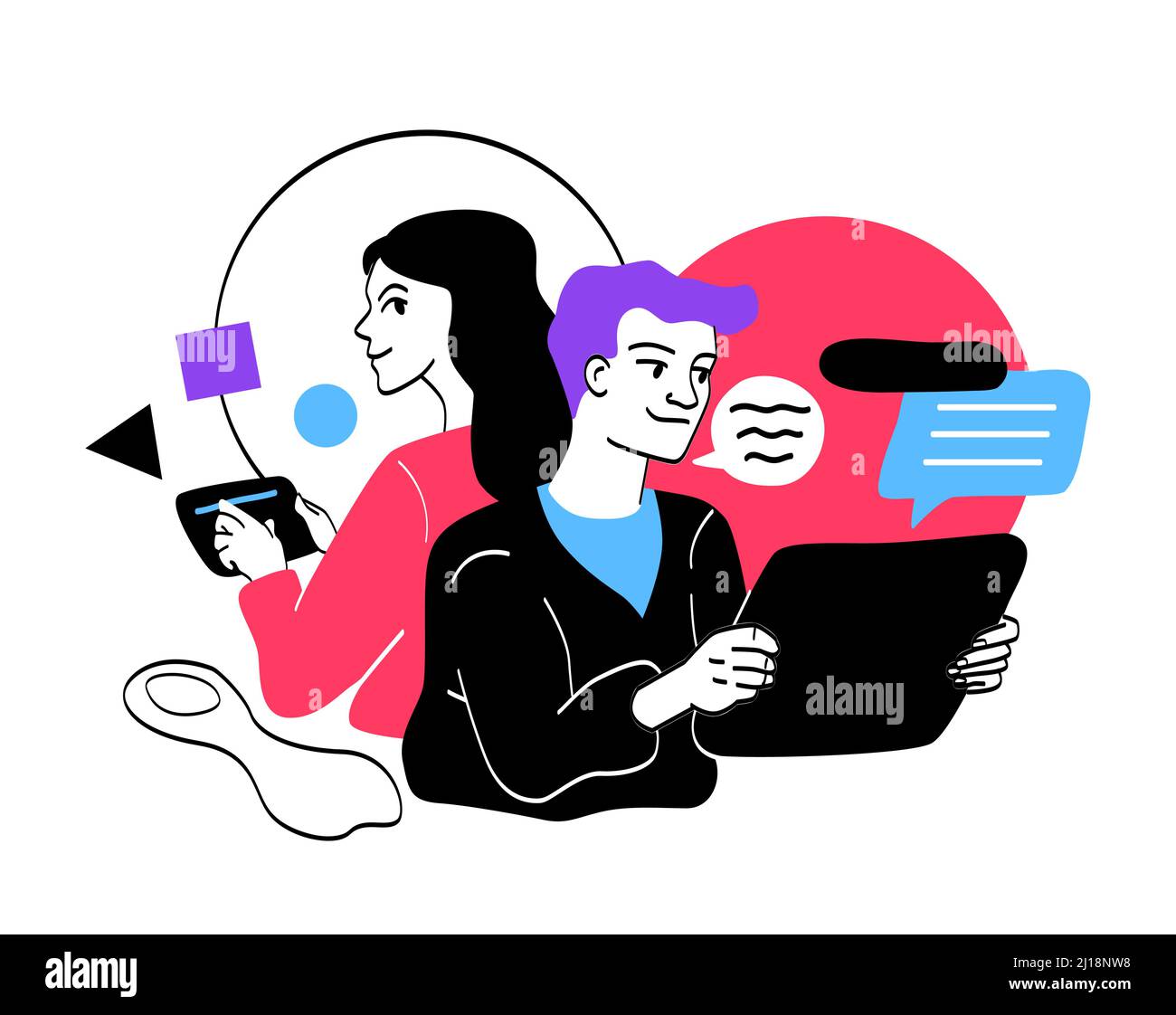 Concept of programming Stock Vector Image & Art - Alamy