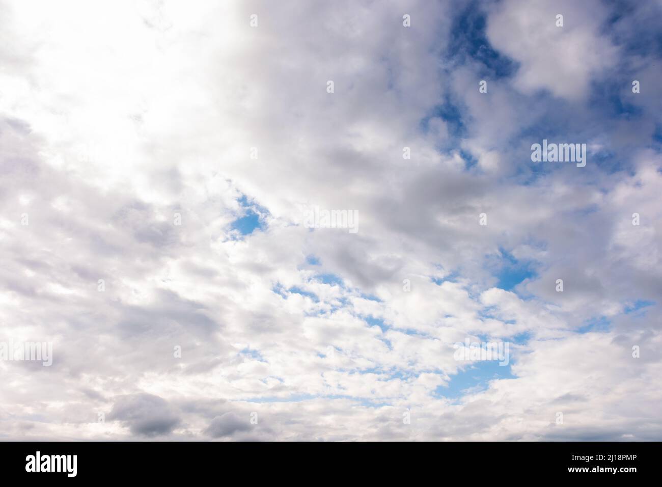 cloudy sky on a sunny weather. world environment day concept. nature series in summer. creative gradient background for installation and design Stock Photo
