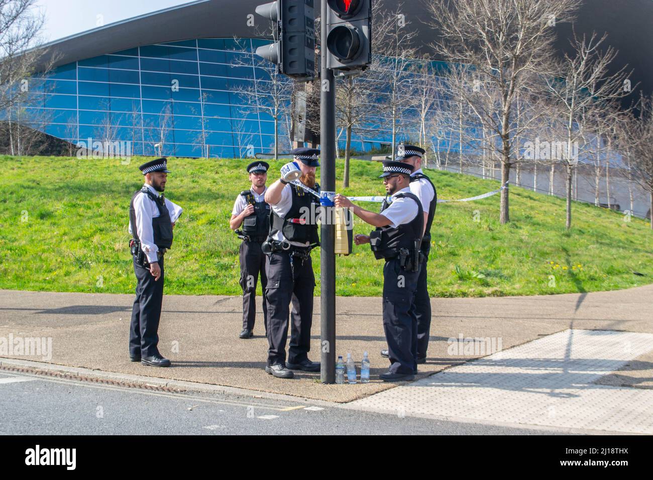 Stratford, London, England. 23rd March, 2022. London Aquatics Centre