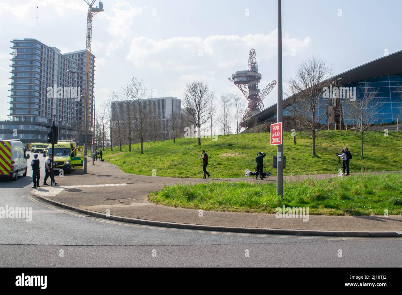 Stratford, London, England. 23rd March, 2022. London Aquatics Centre