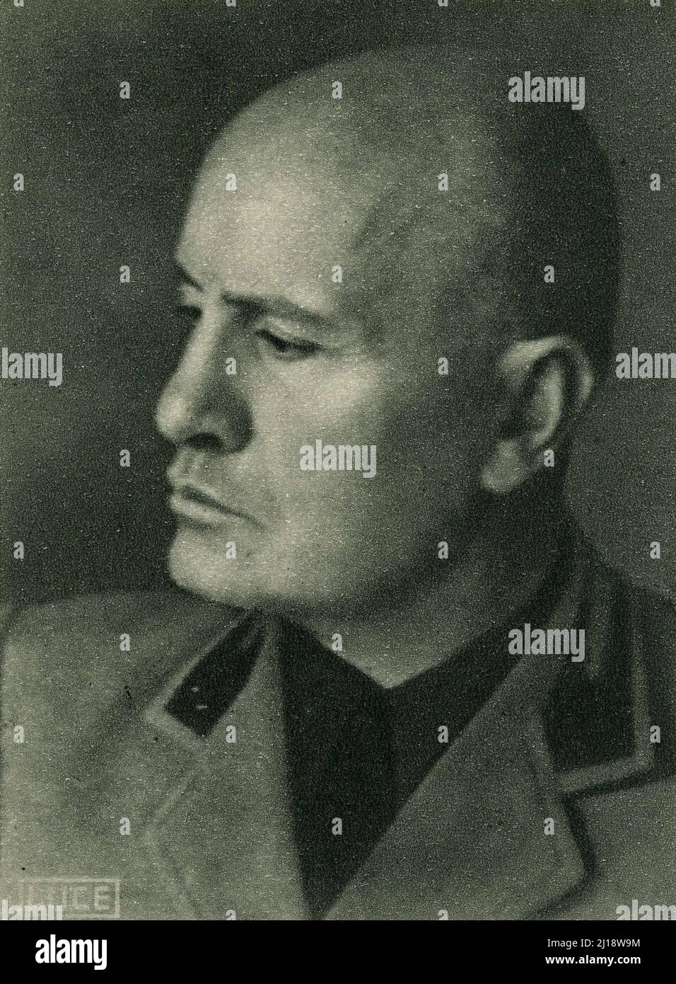 Fascismo - Duce Benito Mussolini Stock Photo