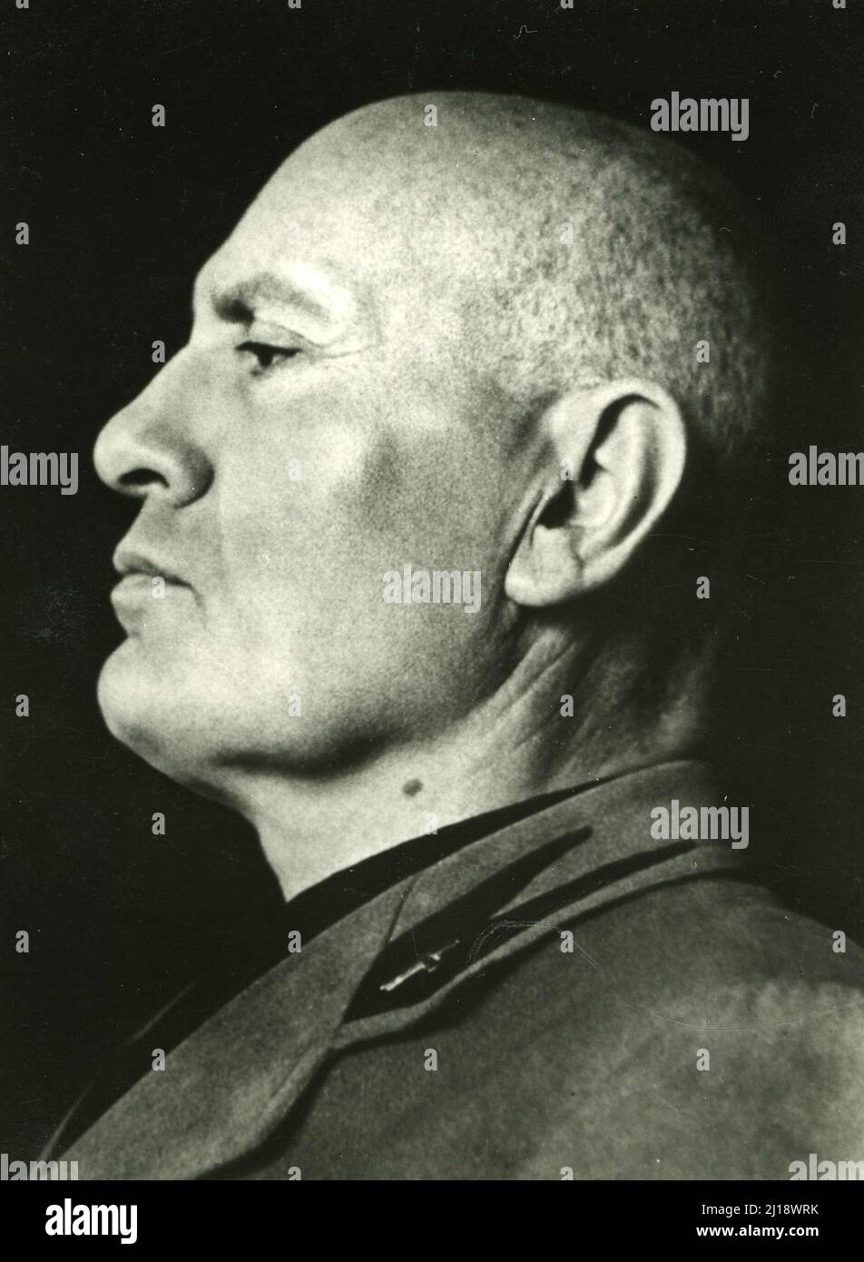 Fascismo - Duce Benito Mussolini Stock Photo