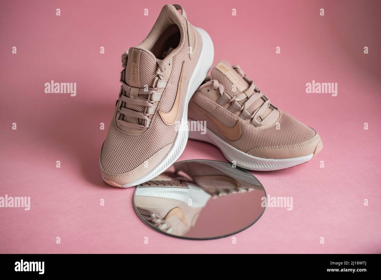 Nike running shoes hi-res stock photography and images - Alamy