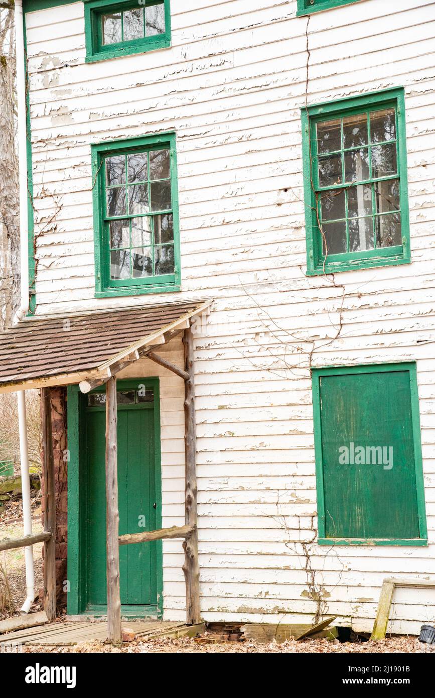 The Feltville Historic District, located in the Watchung Reservation in