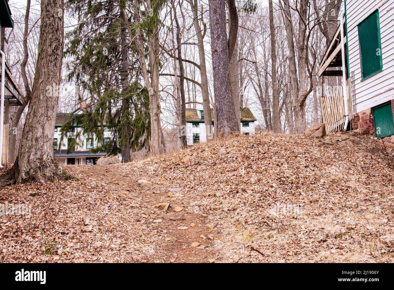 The Feltville Historic District, located in the Watchung Reservation in