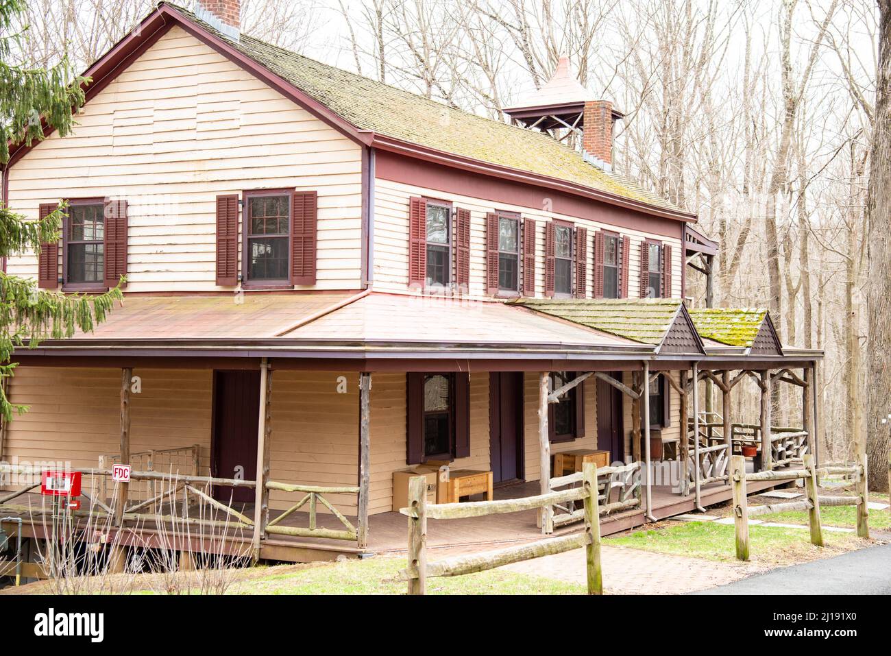 The Feltville Historic District, located in the Watchung Reservation in