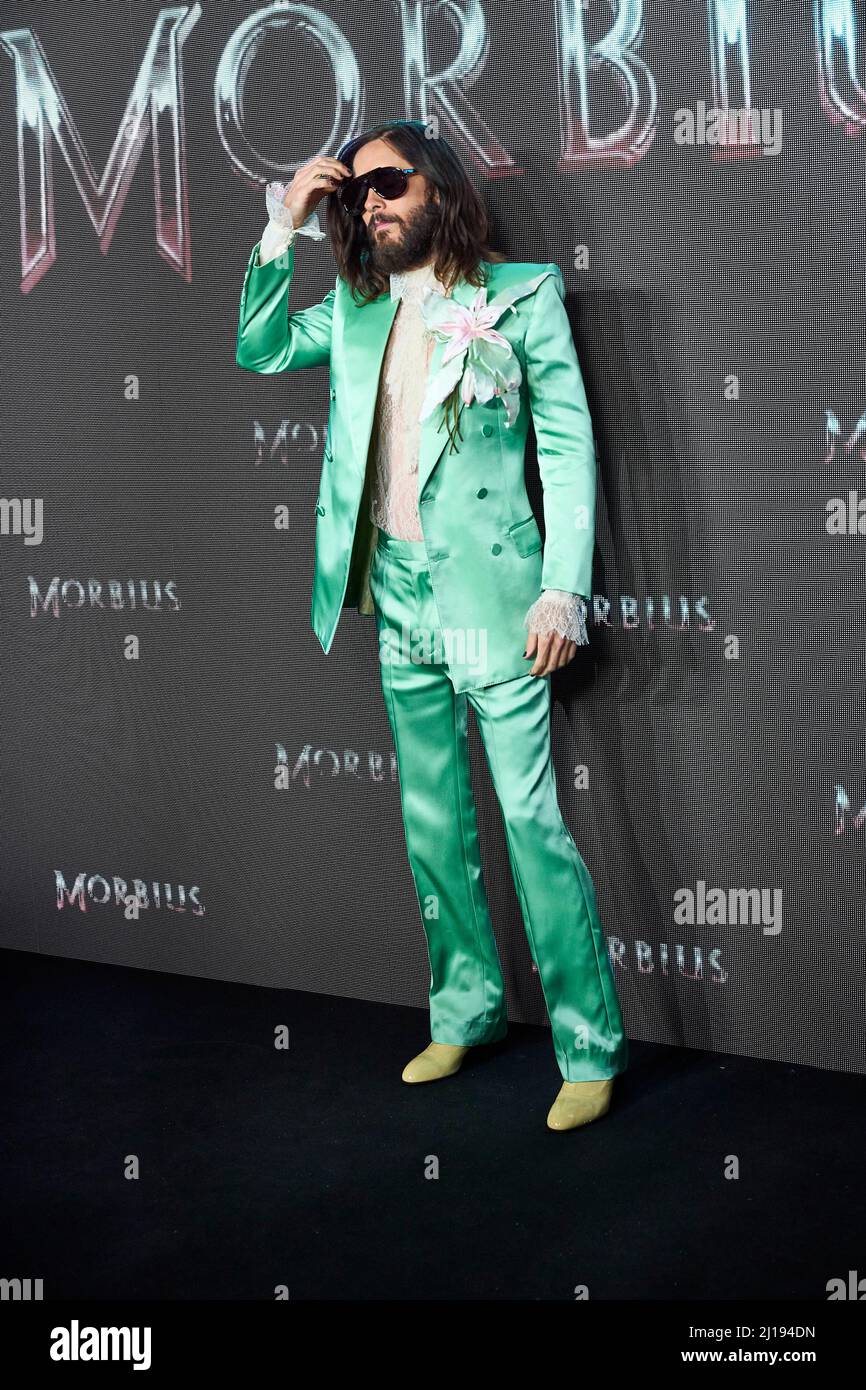 Madrid, Spain. , . Jared Leto attends ‘Morbius' Premiere at Callao Cinema on March 23, 2022 in Madrid, Spain Credit: MPG/Alamy Live News Stock Photo