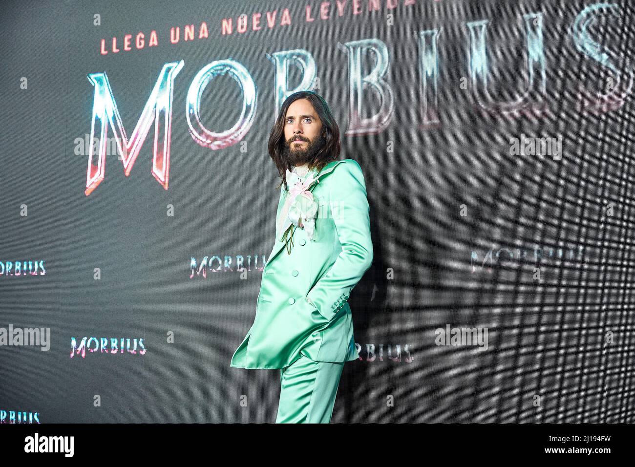 Madrid, Spain. , . Jared Leto attends ‘Morbius' Premiere at Callao Cinema on March 23, 2022 in Madrid, Spain Credit: MPG/Alamy Live News Stock Photo