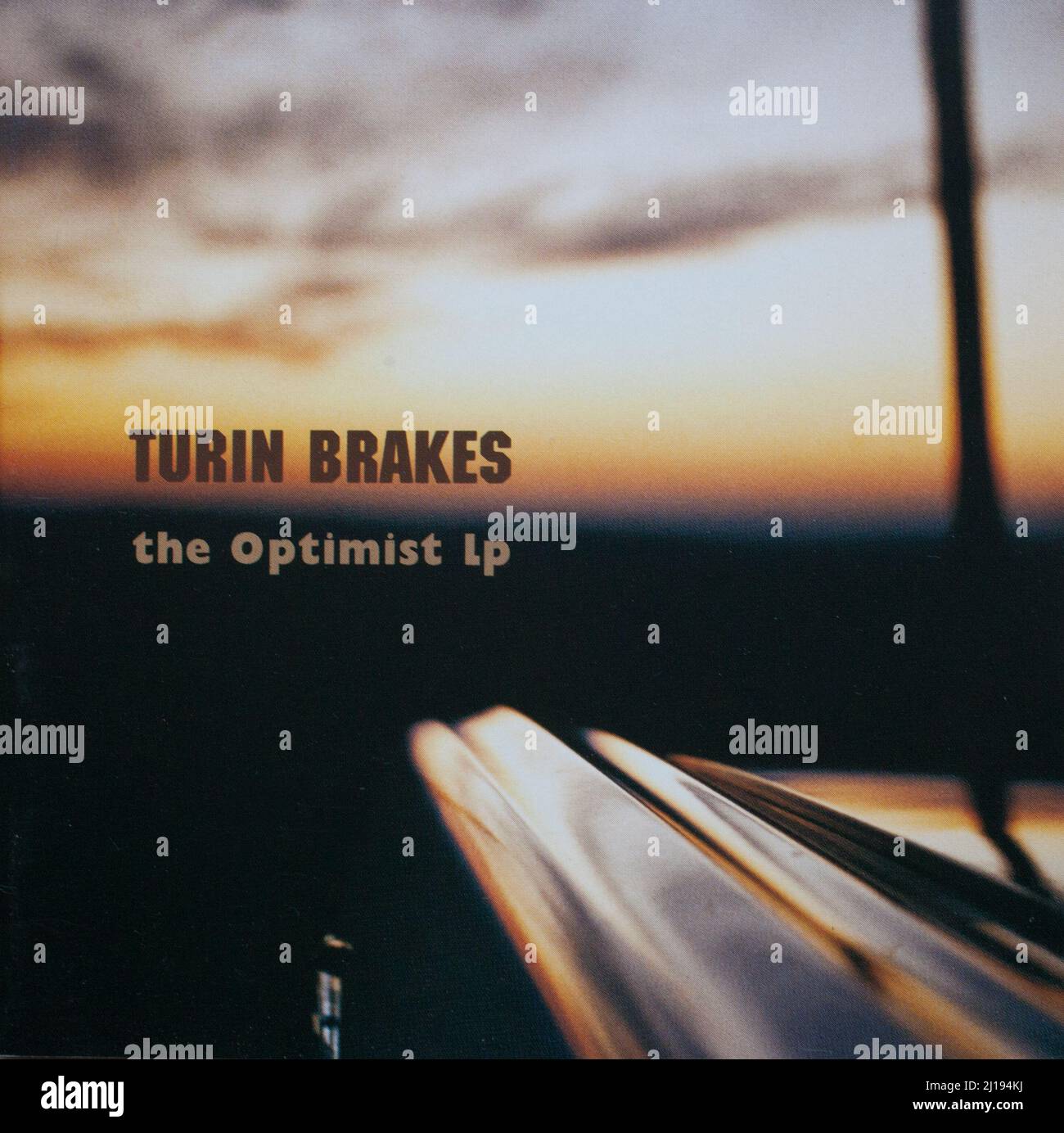 The Cd album cover to The Optimist LP by Turin Brakes Stock Photo